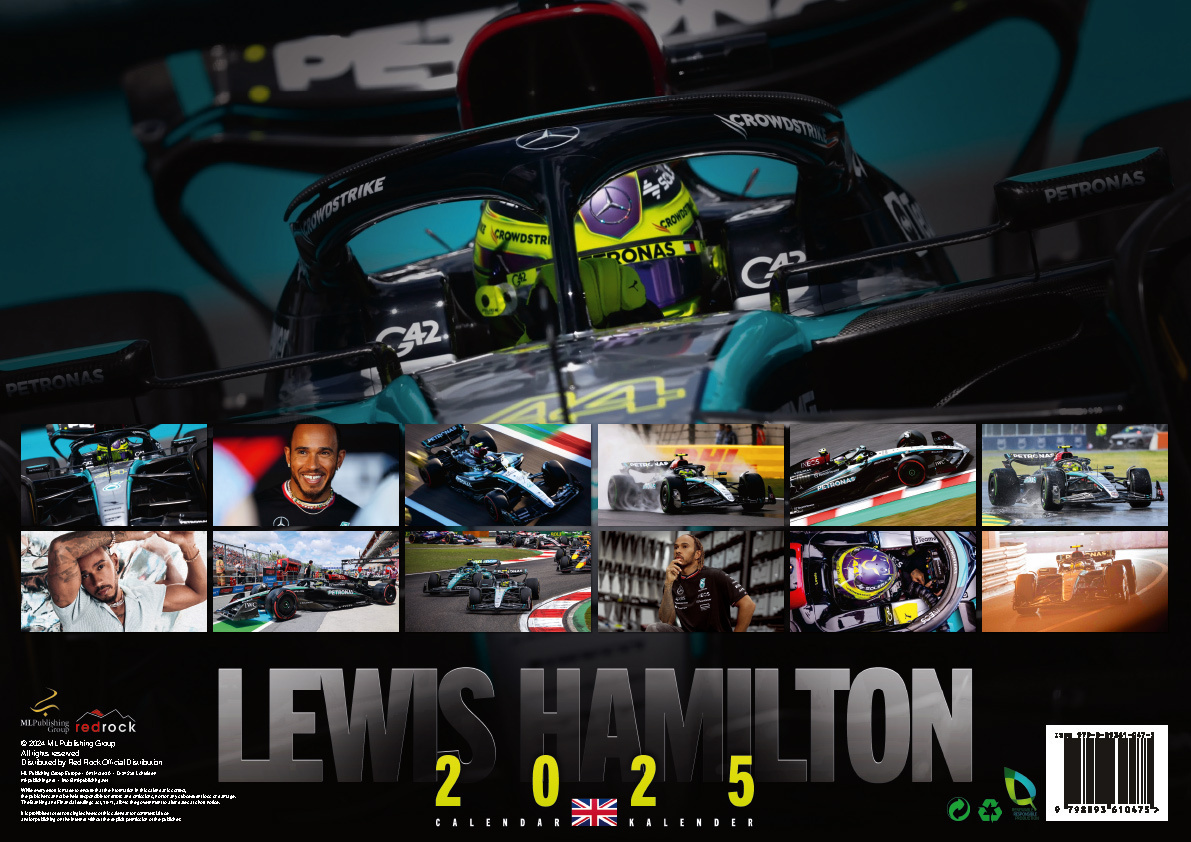 Bild: 9798893610475 | Lewis Hamilton Kalender 2025 | Kalender | 14 S. | Deutsch | 2025