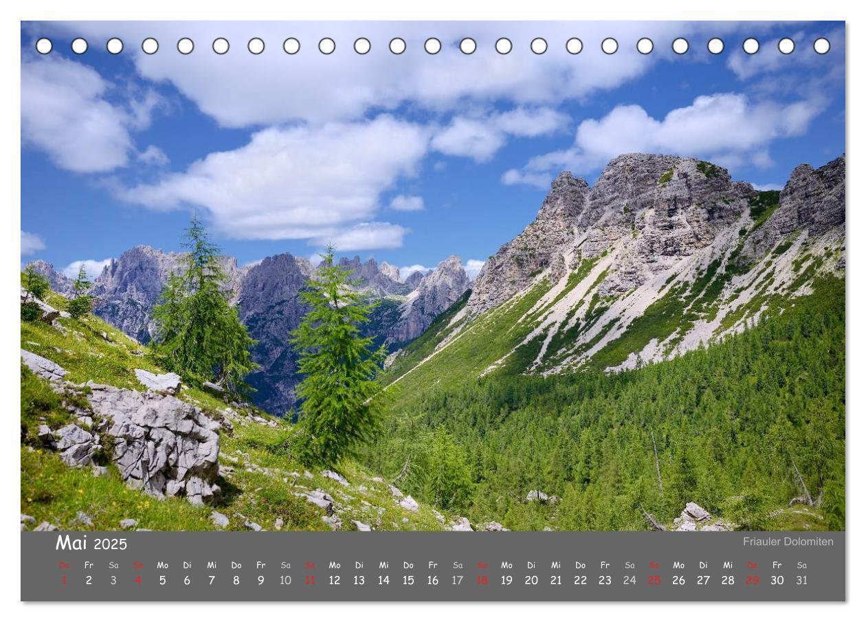 Bild: 9783435841165 | Traumhafte Bergwelt Kalender (Tischkalender 2025 DIN A5 quer),...