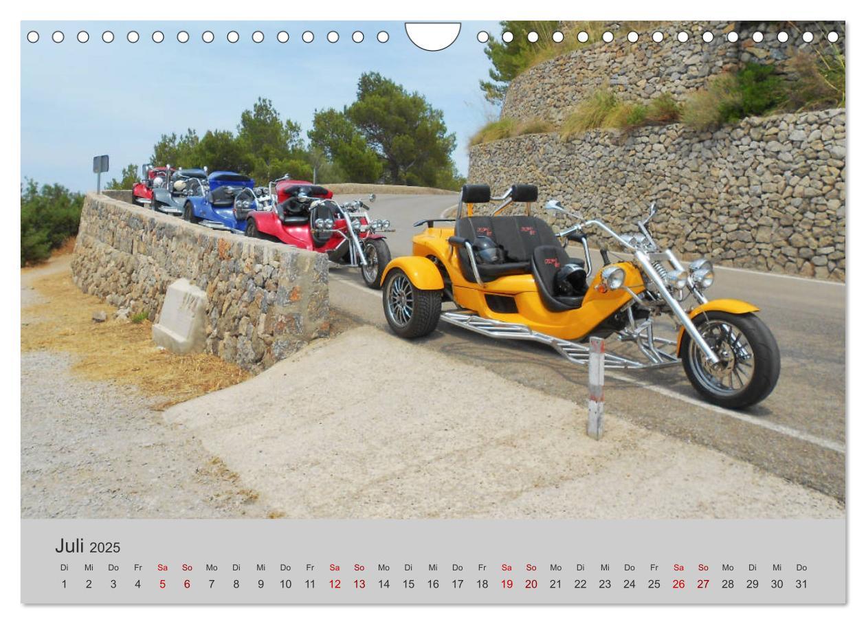 Bild: 9783435448616 | Trikes - Unterwegs auf drei Rädern (Wandkalender 2025 DIN A4 quer),...