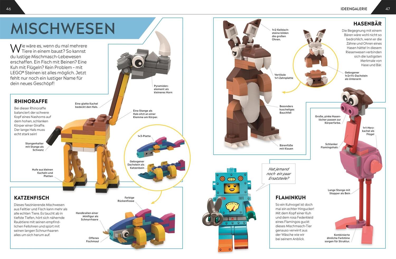 Bild: 9783831047086 | LEGO® Bauideen Tiere | Hannah Dolan | Buch | 96 S. | Deutsch | 2023