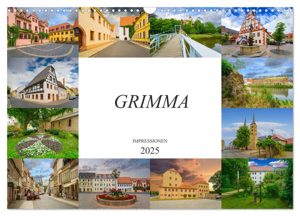 Cover: 9783435313938 | Grimma Impressionen (Wandkalender 2025 DIN A3 quer), CALVENDO...