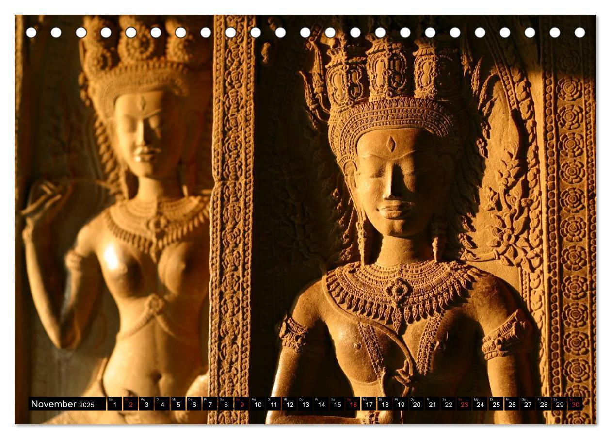 Bild: 9783435616701 | Kambodscha - Angkor Wat (Tischkalender 2025 DIN A5 quer), CALVENDO...