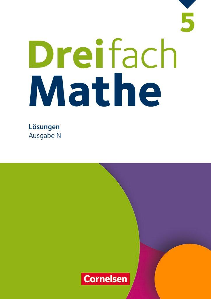 Cover: 9783060436965 | Dreifach Mathe 5. Schuljahr. Niedersachsen - Lösungen zum Schülerbuch