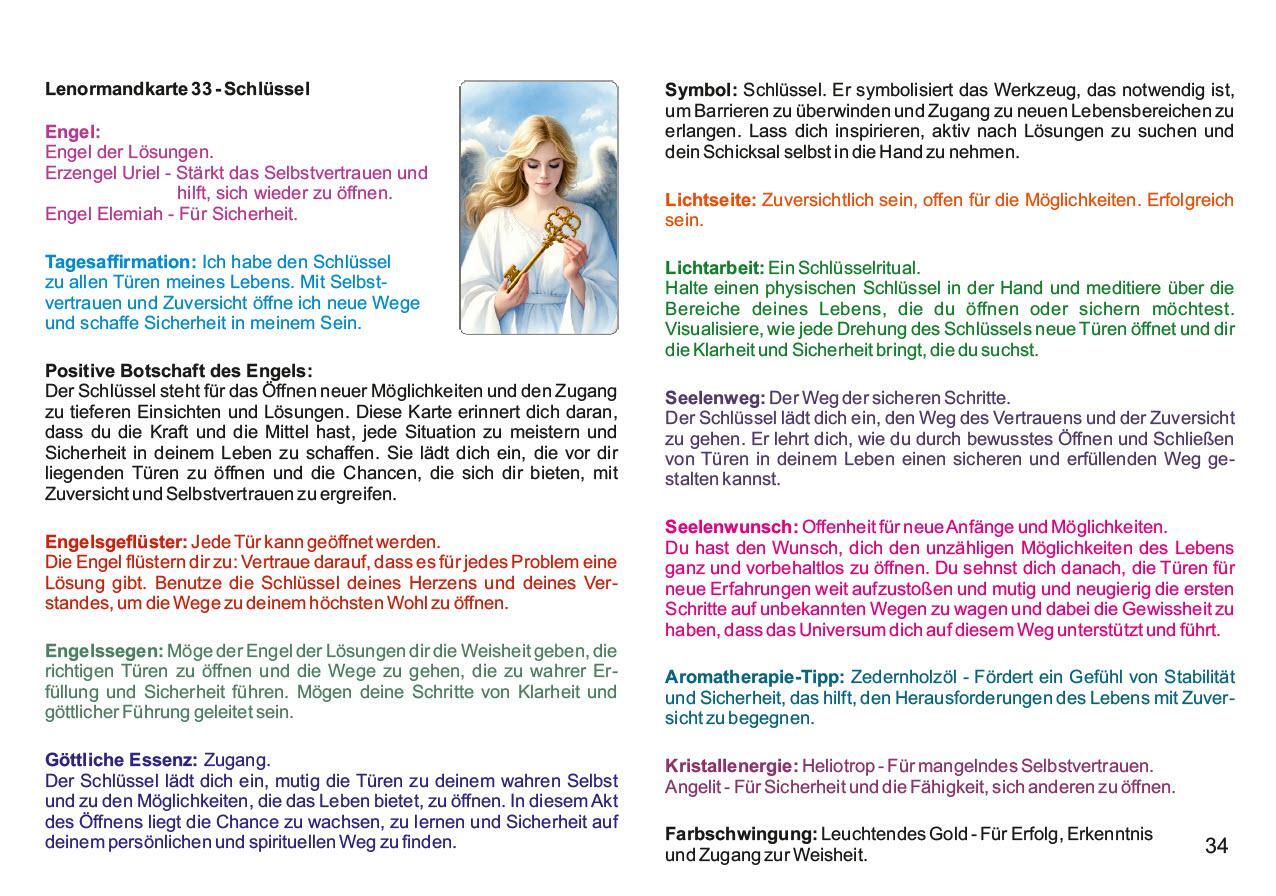 Bild: 9783967382891 | Lenormand Deutung leicht gemacht 6 | Angelina Schulze | Taschenbuch