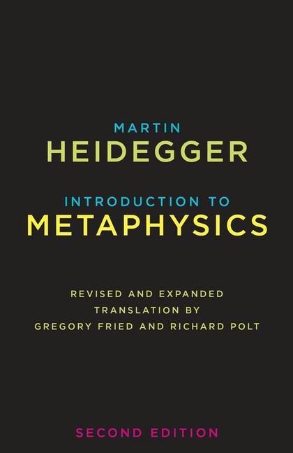 Cover: 9780300186123 | Introduction to Metaphysics | Martin Heidegger | Taschenbuch | 2014