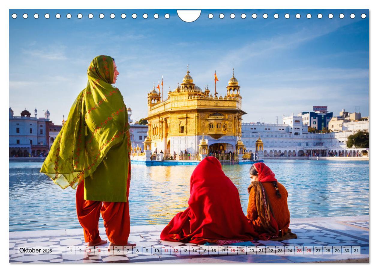 Bild: 9783435148806 | Indien - Spektakel der Farben (Wandkalender 2025 DIN A4 quer),...