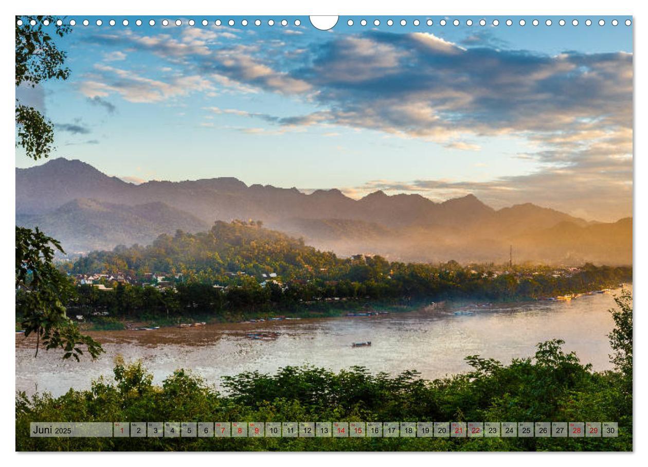 Bild: 9783435336784 | Laos - An den Ufern des Mekong (Wandkalender 2025 DIN A3 quer),...