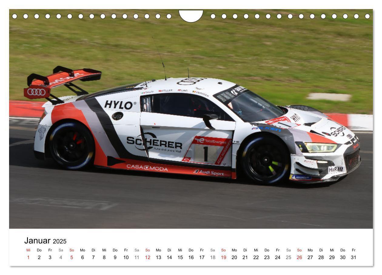 Bild: 9783435839834 | Die Vier Ringe im Motorsport (Wandkalender 2025 DIN A4 quer),...