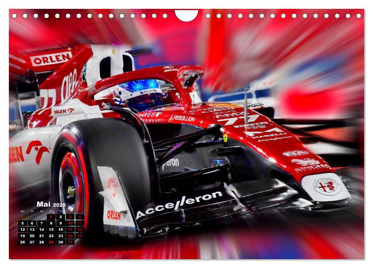 Bild: 9783435001231 | Leidenschaft Formel 1 (Wandkalender 2025 DIN A4 quer), CALVENDO...