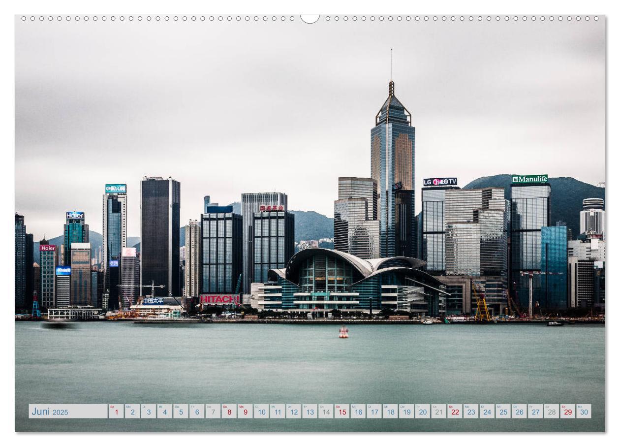 Bild: 9783435445691 | HONGKONG Skyline und Stadtleben (Wandkalender 2025 DIN A2 quer),...