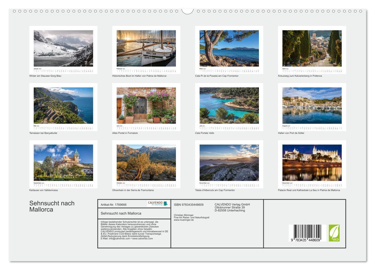 Bild: 9783435448609 | Sehnsucht nach Mallorca (hochwertiger Premium Wandkalender 2025 DIN...