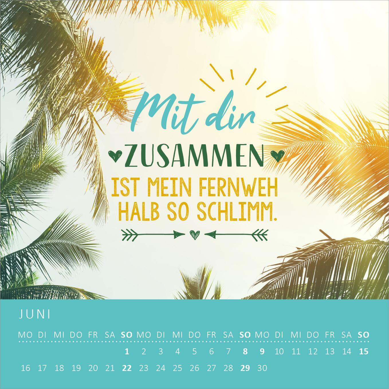 Bild: 4014489132950 | Mini-Monatskalender Du bist meine liebste Lieblingsfreundin 2025