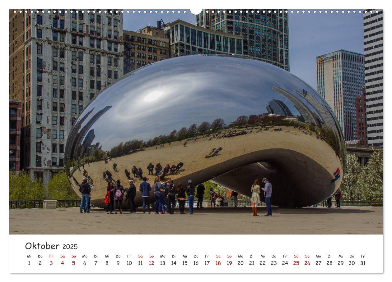 Bild: 9783435271030 | beeindruckendes Chicago (hochwertiger Premium Wandkalender 2025 DIN...