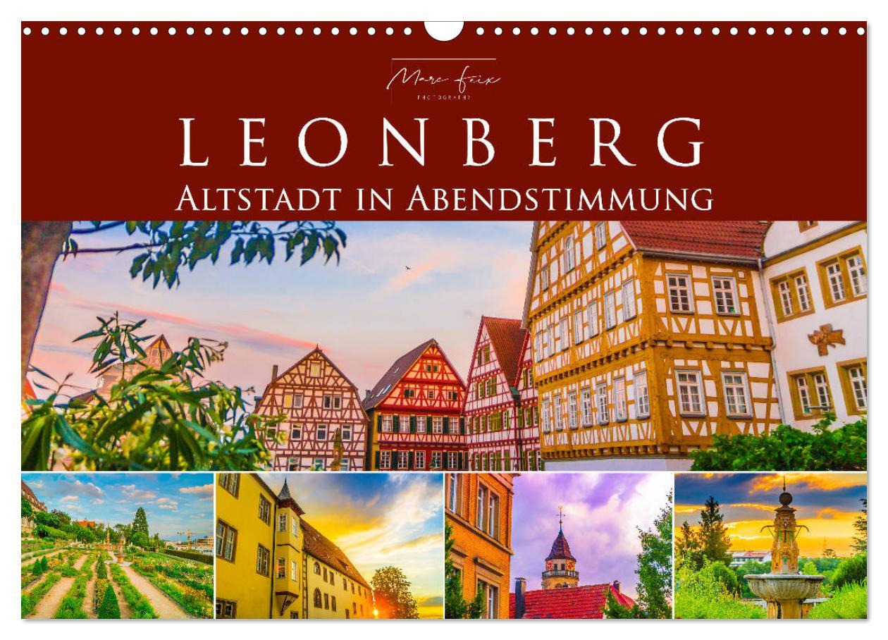 Cover: 9783435221929 | Leonberg - Altstadt in Abendstimmung (Wandkalender 2025 DIN A3...