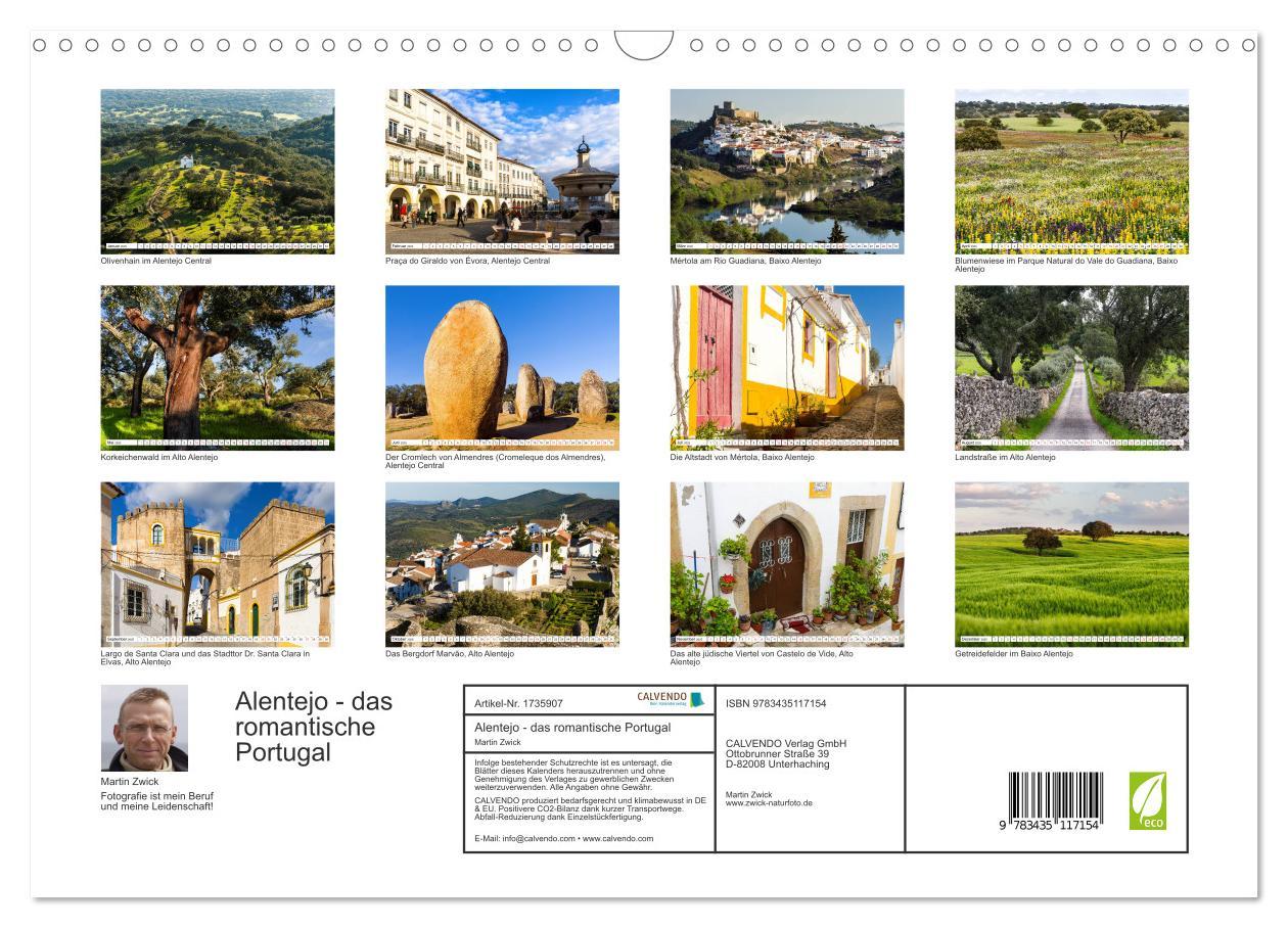 Bild: 9783435117154 | Alentejo - das romantische Portugal (Wandkalender 2025 DIN A3...