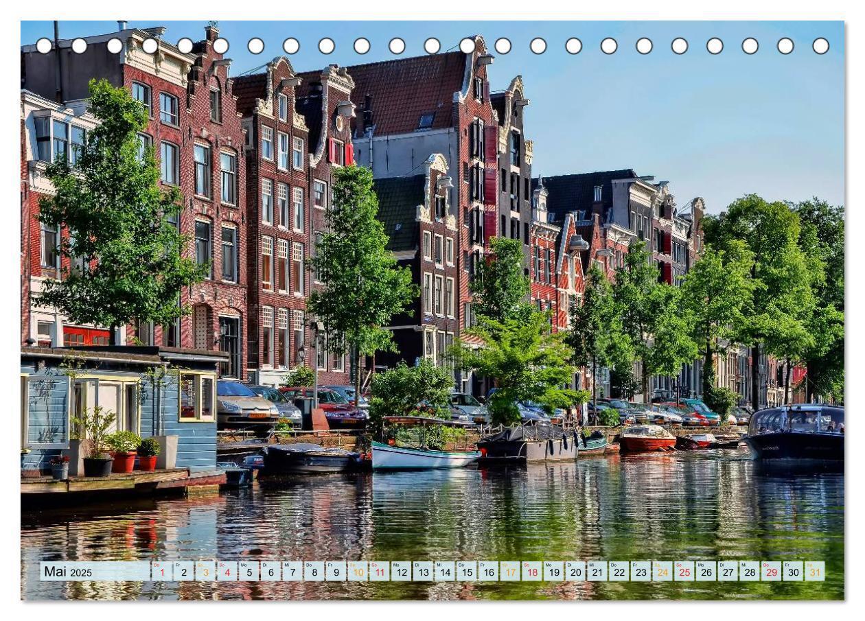 Bild: 9783435499489 | Amsterdam - Venedig des Nordens (Tischkalender 2025 DIN A5 quer),...