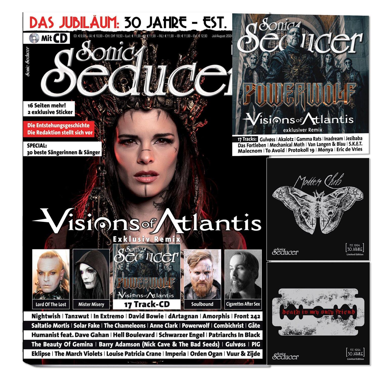 Cover: 9783958973817 | Sonic Seducer 07-08/2024 | Taschenbuch | 1CD, 2Sticker | Deutsch