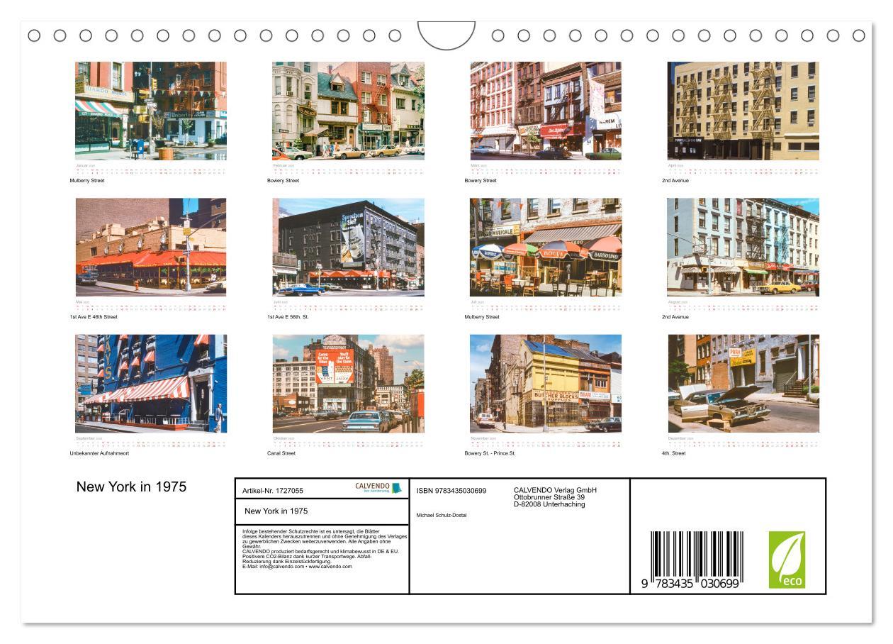 Bild: 9783435030699 | New York in 1975 (Wandkalender 2025 DIN A4 quer), CALVENDO...