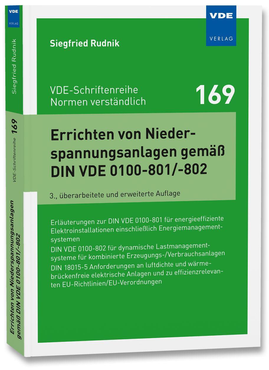 Cover: 9783800761951 | Errichten von Niederspannungsanlagen gemäß DIN VDE 0100-801/-802