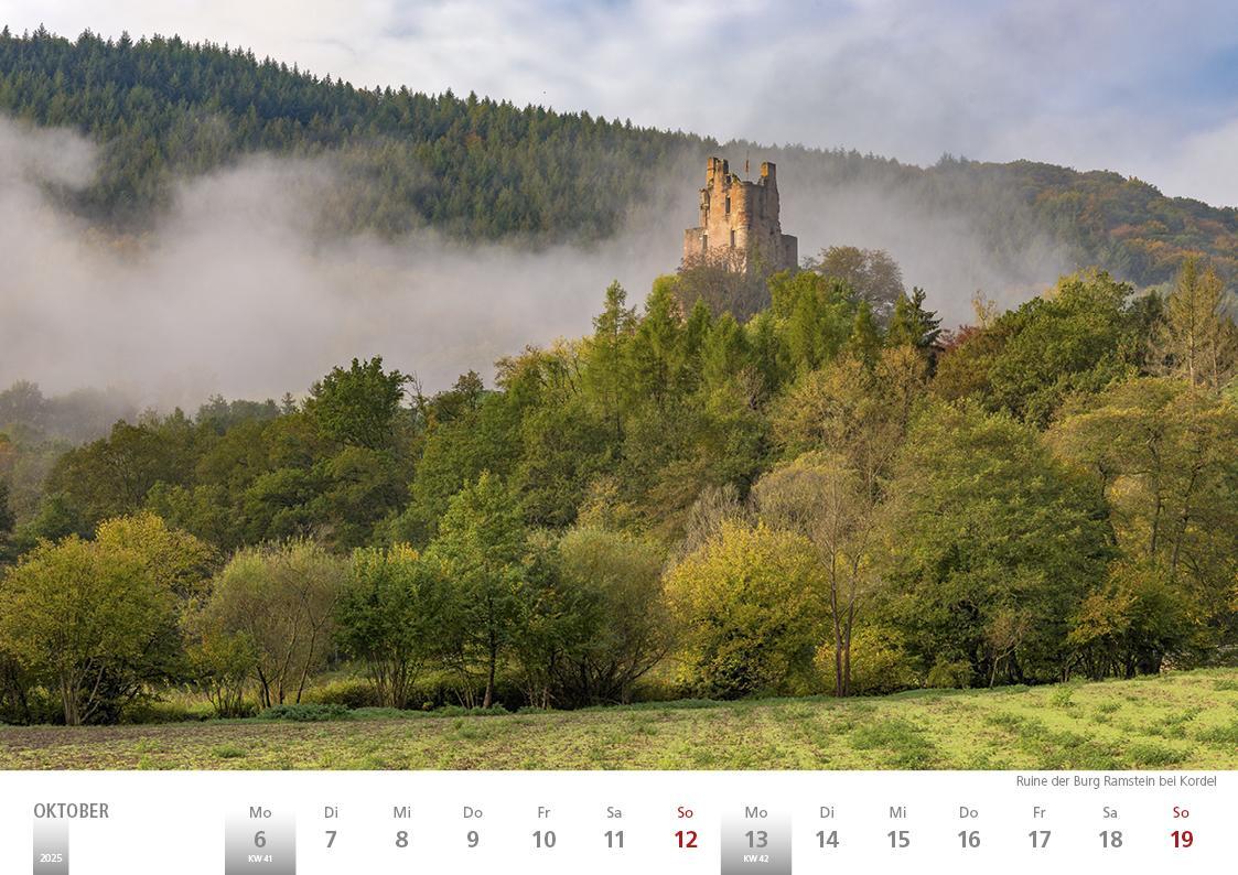 Bild: 9783965352056 | Die Eifel in Wort und Bild 2025 Bildkalender A4 quer, 28 Bilder auf...