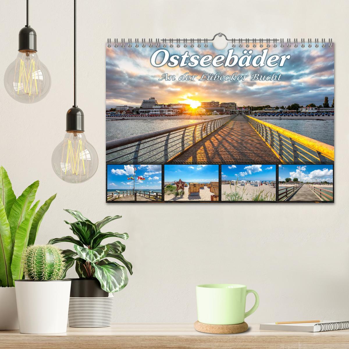 Bild: 9783383961892 | Ostseebäder an der Lübecker Bucht (Wandkalender 2025 DIN A4 quer),...