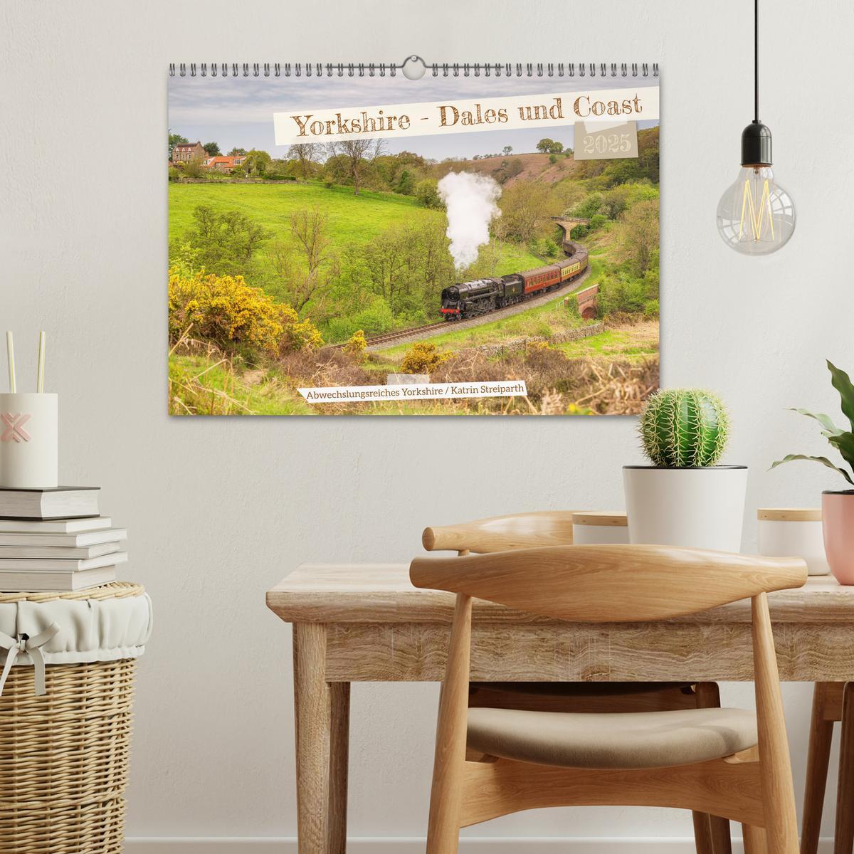 Bild: 9783383789717 | Yorkshire - Dales und Coast (Wandkalender 2025 DIN A3 quer),...