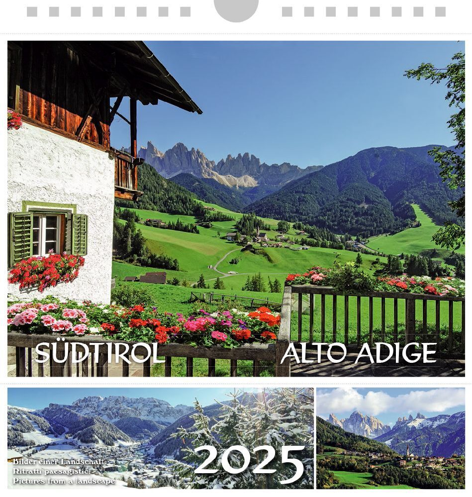 Cover: 9788887531657 | Südtirol 025, Postkartenkalender Querformat | Kalender | 2025