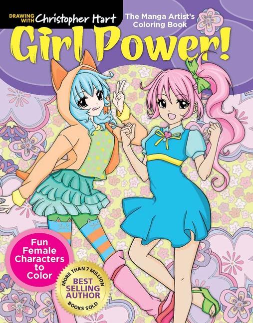 Cover: 9781640210103 | Manga Artist's Coloring Book: Girl Power! | Christopher Hart | Buch