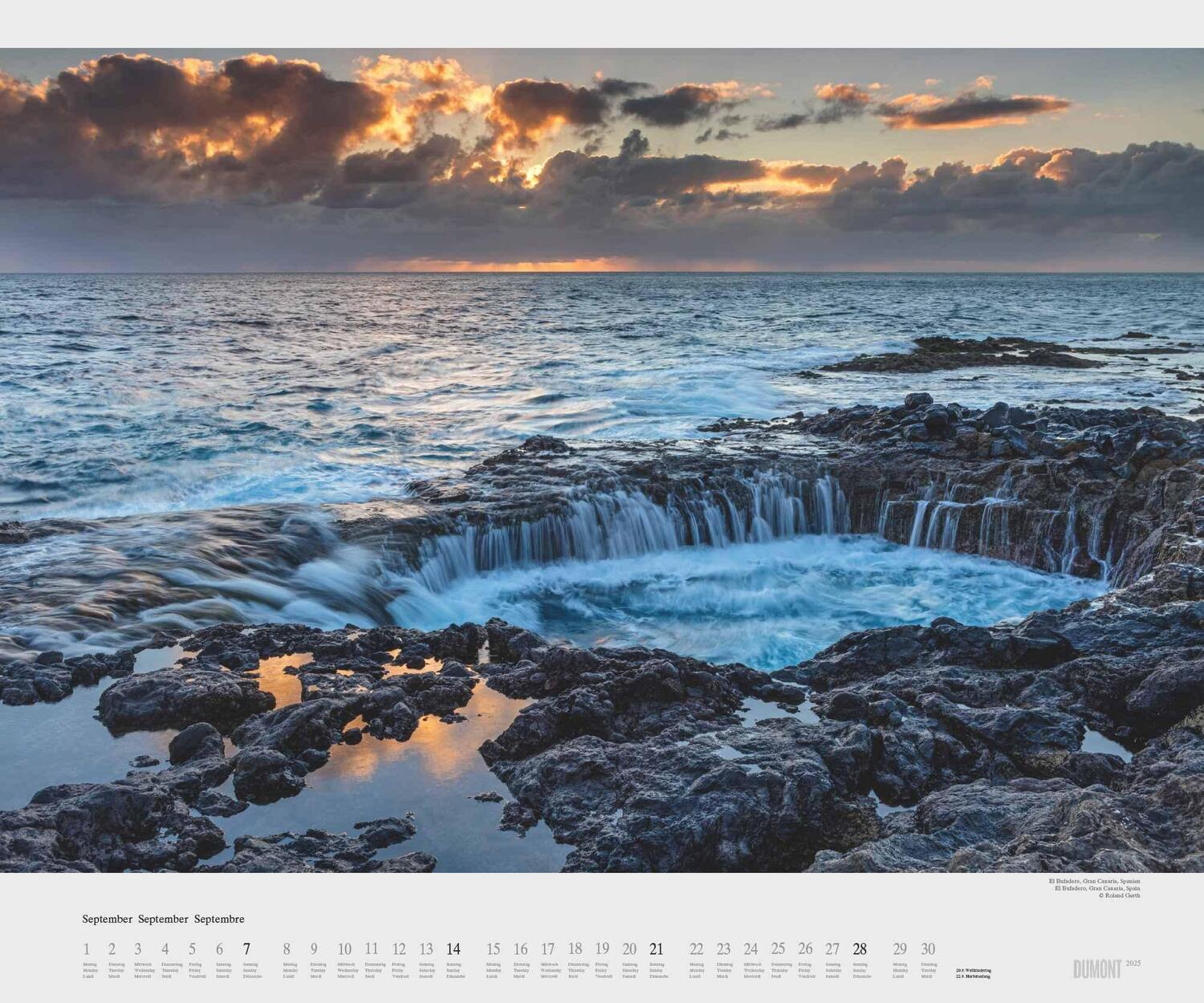 Bild: 4250809653419 | Das Meer 2025 - Natur-Fotografie von Roland Gerth - Wandkalender 60...