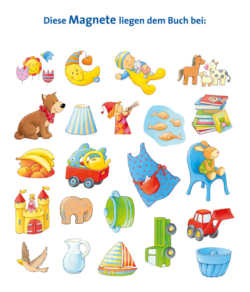 Bild: 9783473421510 | Mein großes Magnetbuch: Was gehört zusammen? - Magnet-Spielbuch ab...