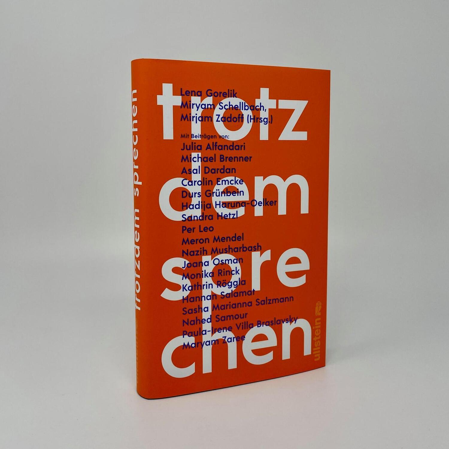 Bild: 9783550203046 | Trotzdem sprechen | Lena Gorelik (u. a.) | Buch | 224 S. | Deutsch