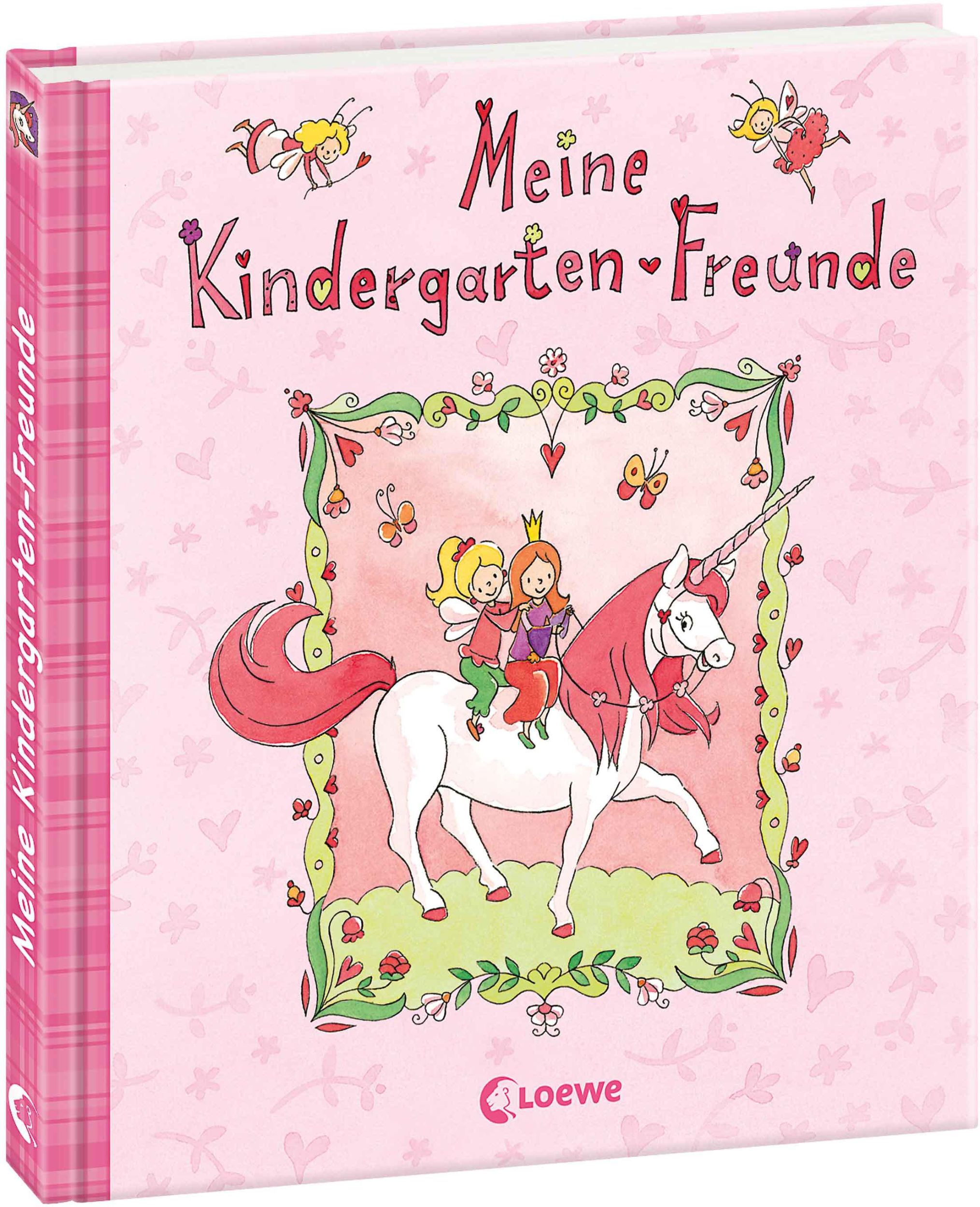 Cover: 9783785567258 | Meine Kindergarten-Freunde (Einhorn) | Loewe Eintragbücher | Buch