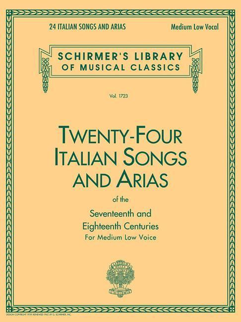 Cover: 73999611502 | 24 Italian Songs &amp; Arias of the 17th &amp; 18th Centuries | Taschenbuch