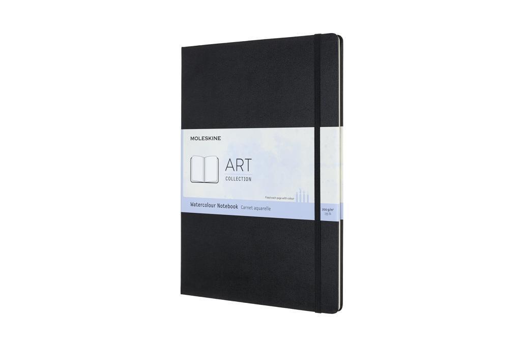 Cover: 8058647626758 | Moleskine Aquarell-Notizbuch A4, 200g-Aquarellpapier, Schwarz | 72 S.