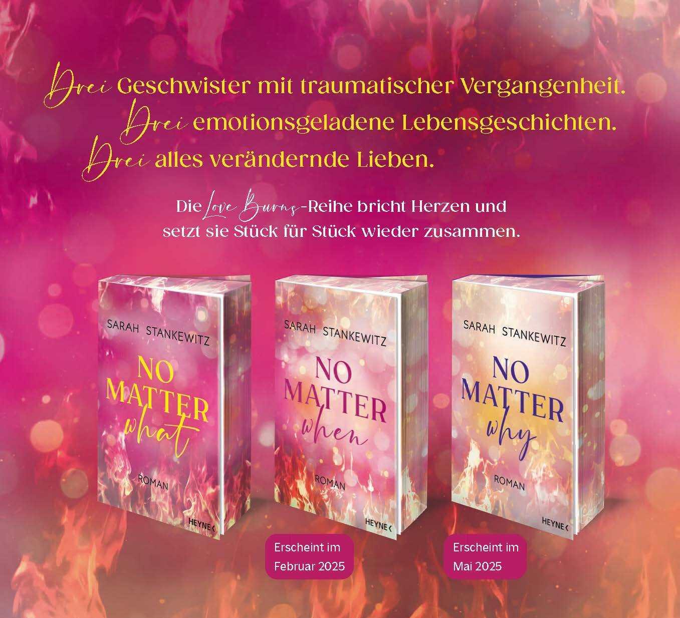 Bild: 9783453443501 | No Matter What | Sarah Stankewitz | Taschenbuch | Love Burns | 384 S.