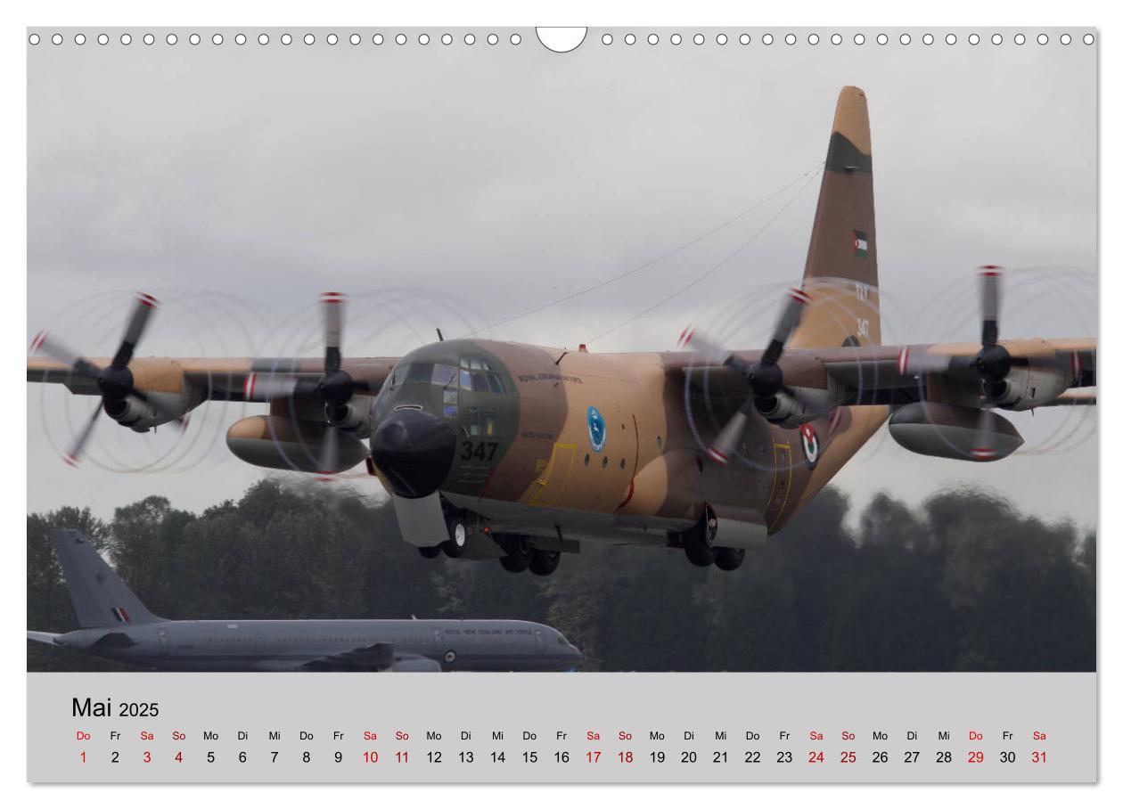 Bild: 9783435375417 | Transportflugzeug C-130 Hercules (Wandkalender 2025 DIN A3 quer),...