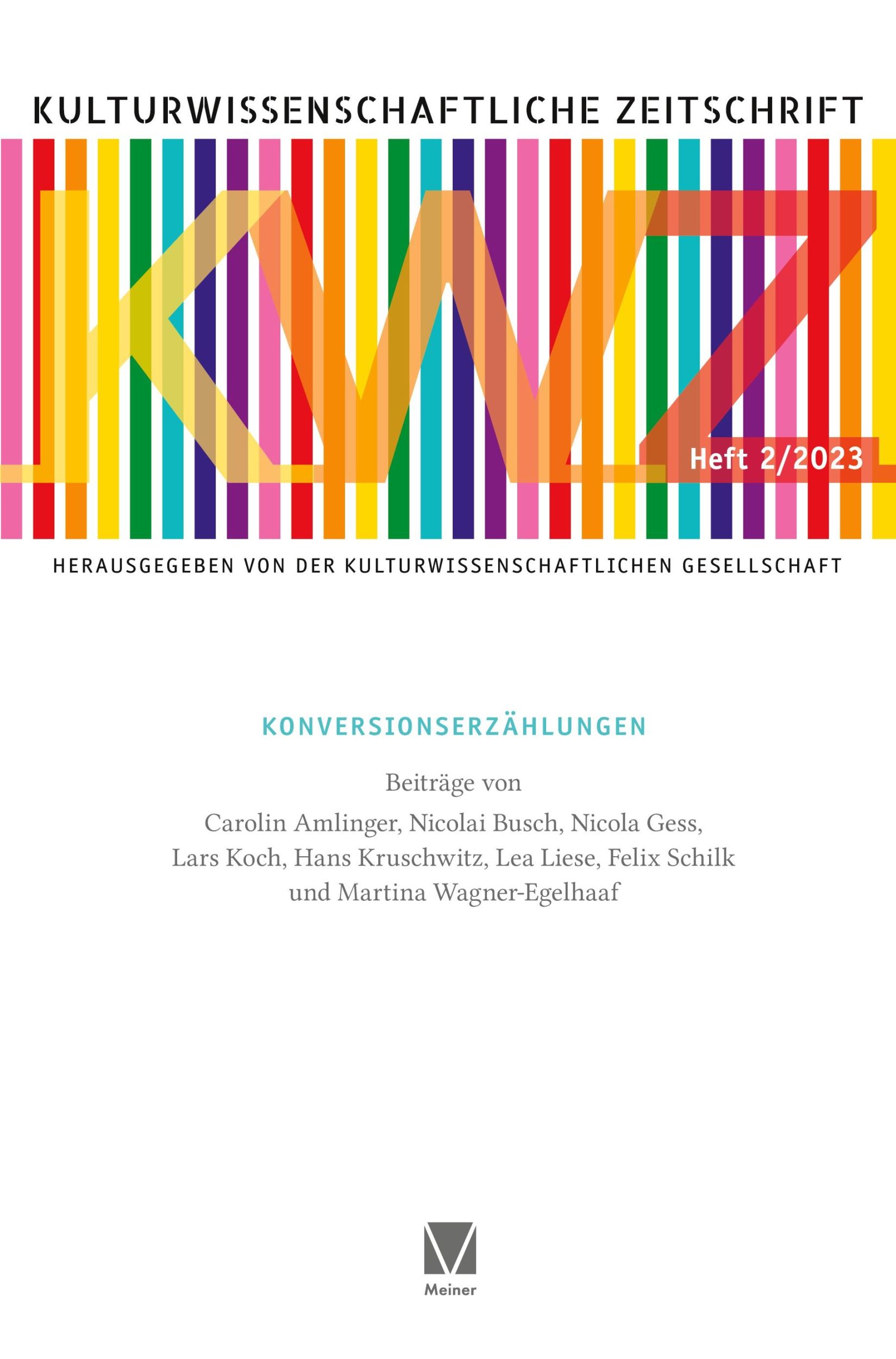 Cover: 9783787346554 | Kulturwissenschaftliche Zeitschrift 2/2023 | Konversionserzählungen