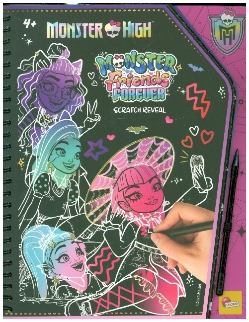 Cover: 9788833512822 | MONSTER HIGH SKETCHBOOK Monster friends forever Scratch Reveal | Buch