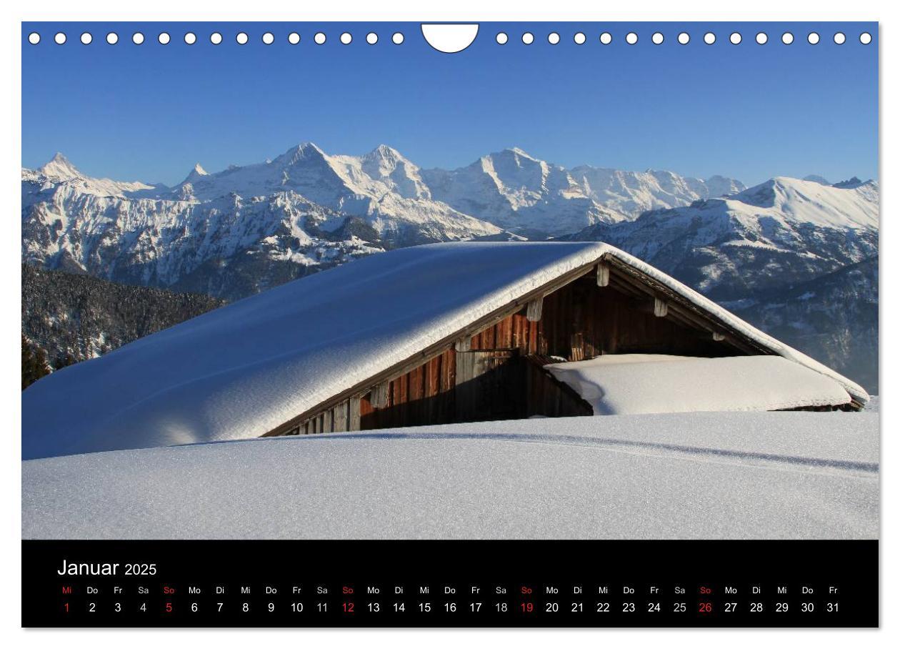 Bild: 9783435771059 | Berner Oberland (Wandkalender 2025 DIN A4 quer), CALVENDO...