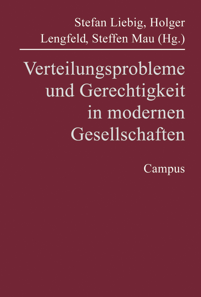 Cover: 9783593374642 | Verteilungsprobleme und Gerechtigkeit in modernen Gesellschaften