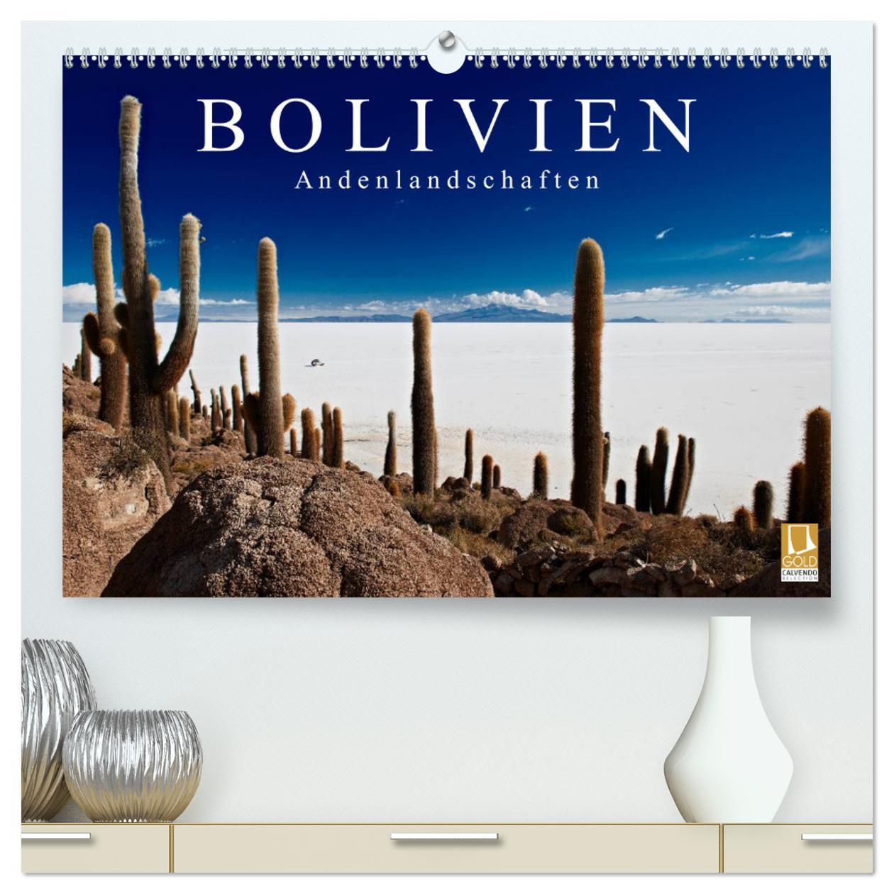 Cover: 9783435779383 | Bolivien Andenlandschaften (hochwertiger Premium Wandkalender 2025...