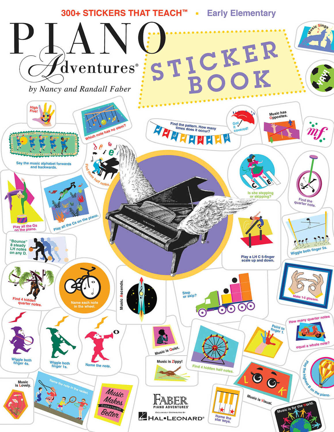 Cover: 888680893484 | Piano Adventures Sticker Book | Buch | 2019 | Faber Piano Adventures