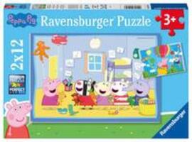 Cover: 4005556055746 | Ravensburger Kinderpuzzle 05574 - Peppas Abenteuer - 2x12 Teile...