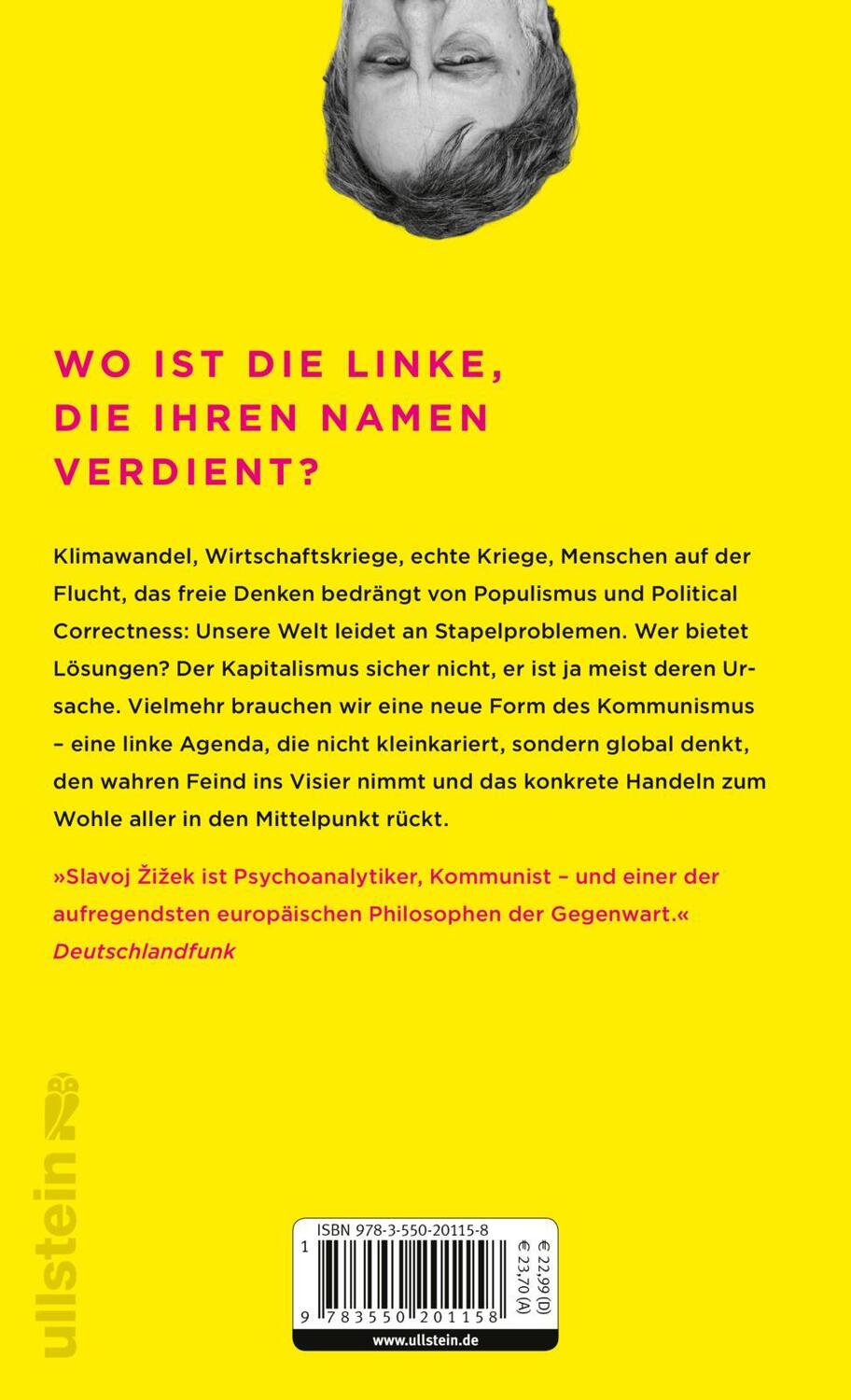 Rückseite: 9783550201158 | Ein Linker wagt sich aus der Deckung | Slavoj Zizek | Buch | 352 S.