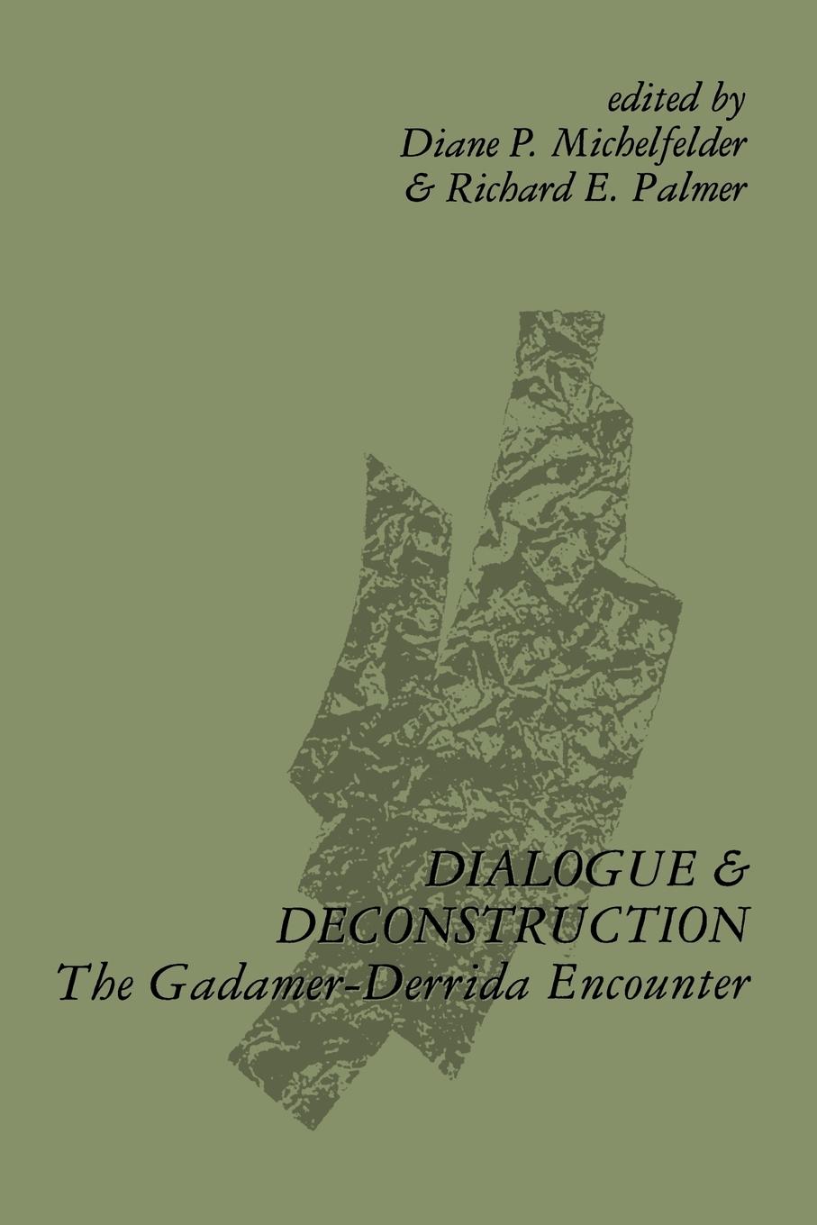 Cover: 9780791400098 | Dialogue and Deconstruction | The Gadamer-Derrida Encounter | Buch