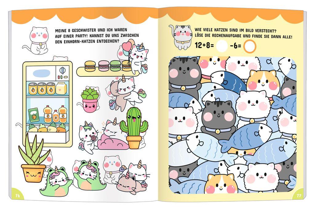 Bild: 9783964553263 | KAWAII Supersüßer Rätsel- und Malspaß | Taschenbuch | 128 S. | Deutsch