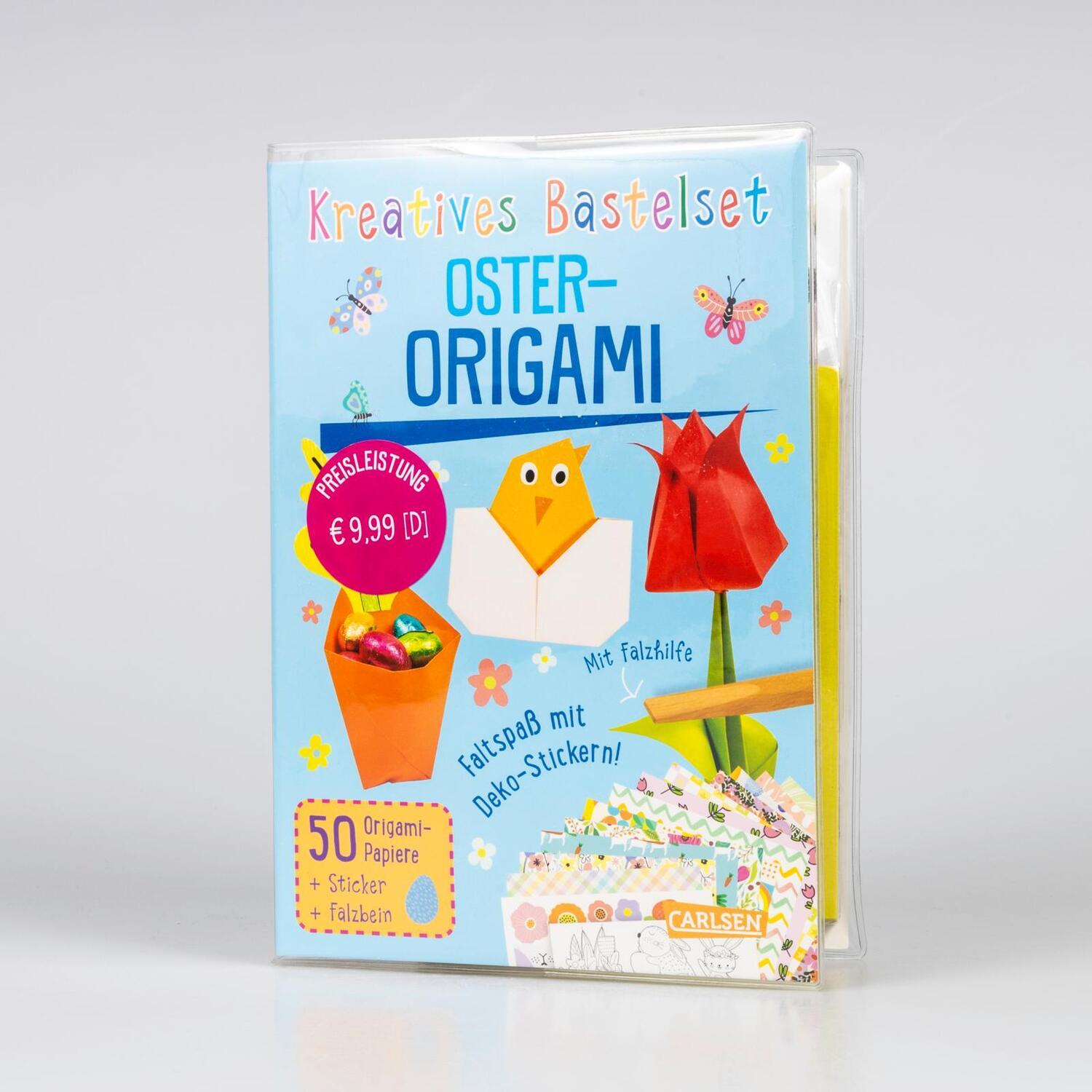 Bild: 9783551191861 | Bastelset für Kinder: Kreatives Bastelset: Oster-Origami | Poitier