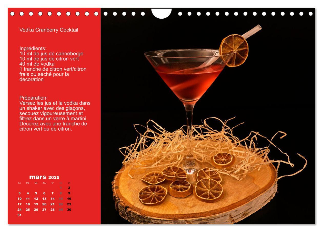 Bild: 9781325935406 | Cocktails de vodka Fascination (Calendrier mural 2025 DIN A4...