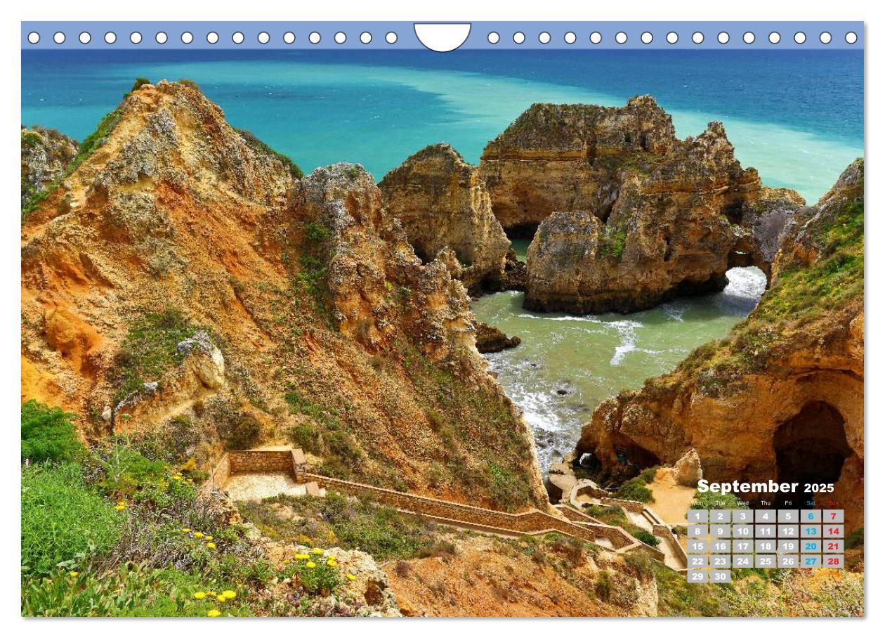 Bild: 9781325951383 | ALGARVE Portugals red coast (Wall Calendar 2025 DIN A4 landscape),...