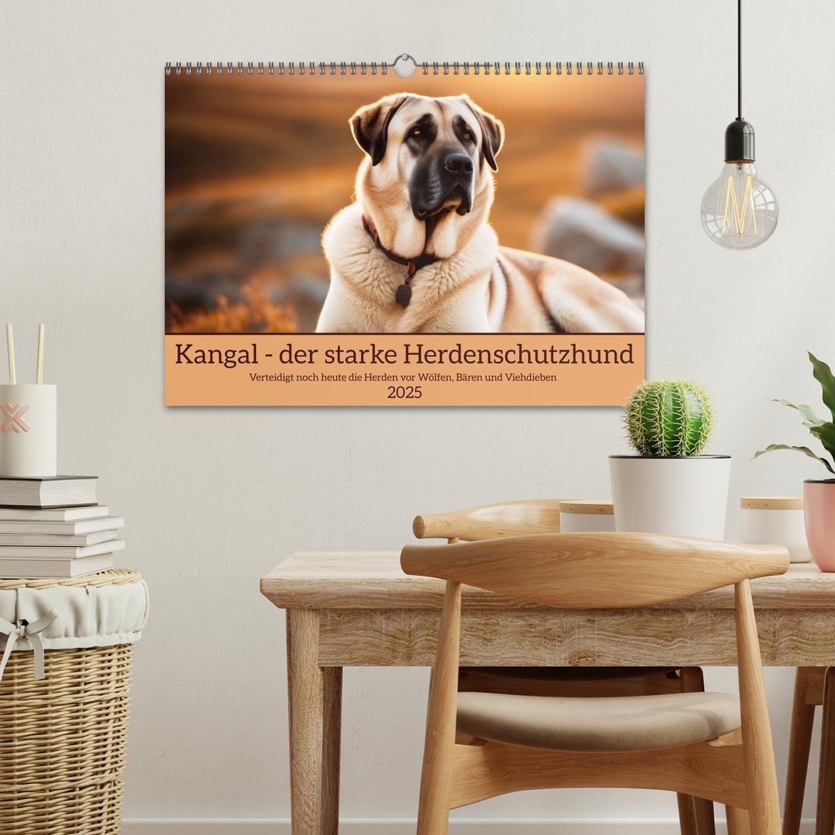 Bild: 9783457130704 | Kangal - der starke Herdenschutzhund (Wandkalender 2025 DIN A3...